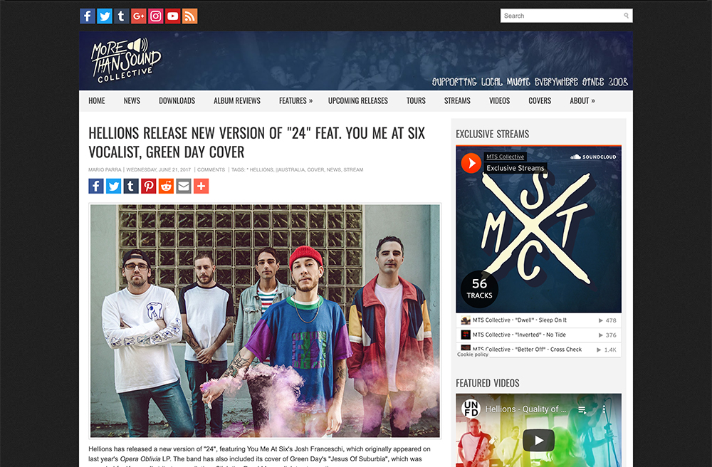 MTS Collective website screenshot